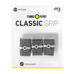Sobregrips Tennis-Point Classic Grip schwarz 3er